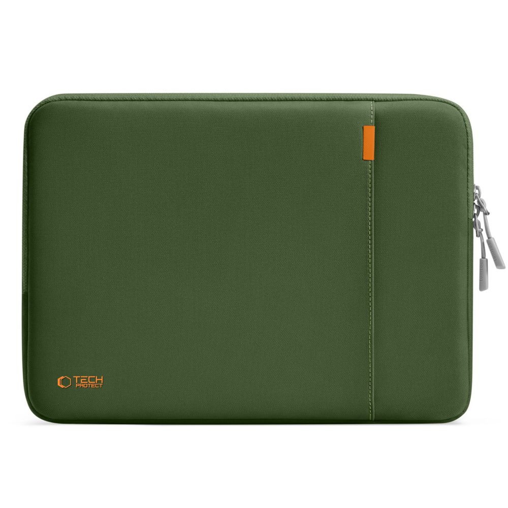 Tech-Protect Defender klēpjdatora soma 13-14", zaļa
