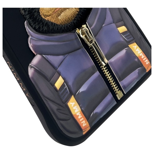 Nimmy Cool&Cute 2.0 Monkey vāciņš Apple iPhone 15 Pro Max, Melns