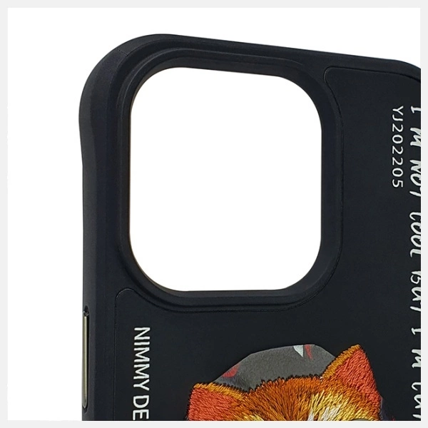Nimmy Glasses Cool Cat Phone Case Cover iPhone 15 Pro Max - Black