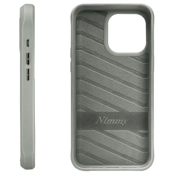 Nimmy iPhone 15 Pro Max Case Glasses Cool Cat, Gray