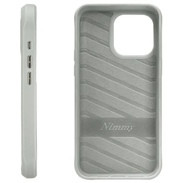 Nimmy Glasses Cool Dog Phone Case Cover iPhone 15 Pro Max - Gray