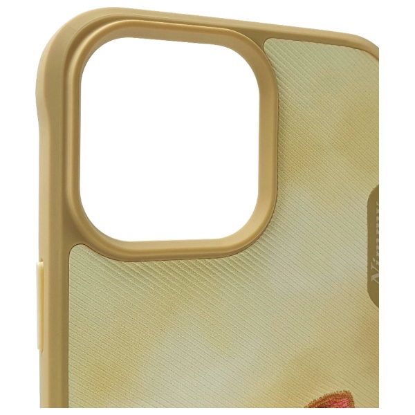 Nimmy iPhone 15 Pro Max Case Big Eyed Pet 2.0 Cat, Khaki