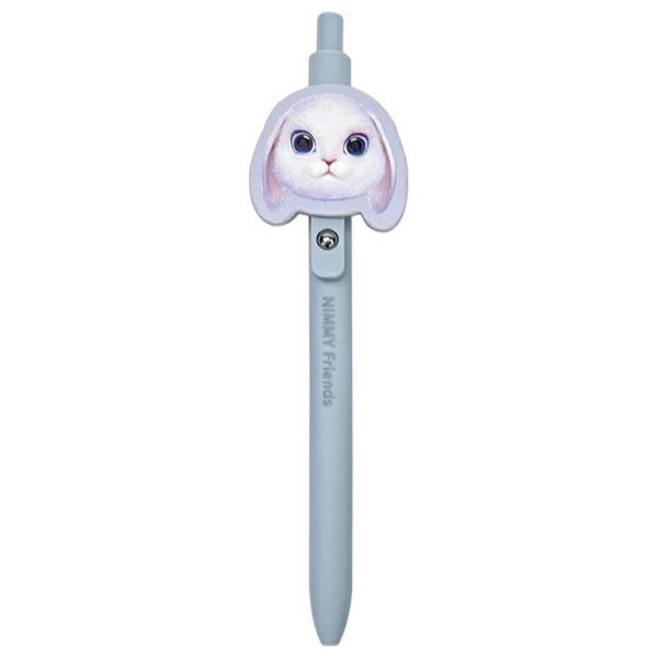 Nimmy Big Eyed Pet 2.0 Rabbit piezīmju grāmatiņa un pildspalva, violeta