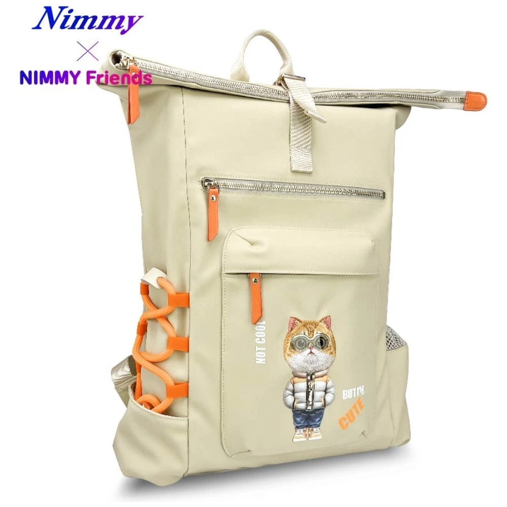 Рюкзак для ноутбука Nimmy Cool&Cute 2.0 Cat - бежевый