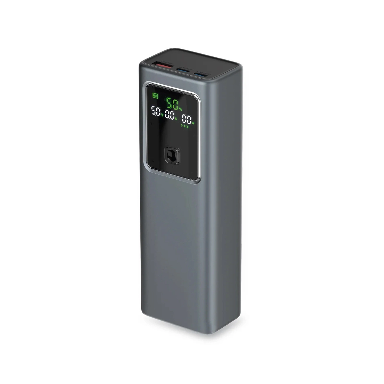 Sbs 20000mAh Power Bank PD 100W with LCD Display, Gray