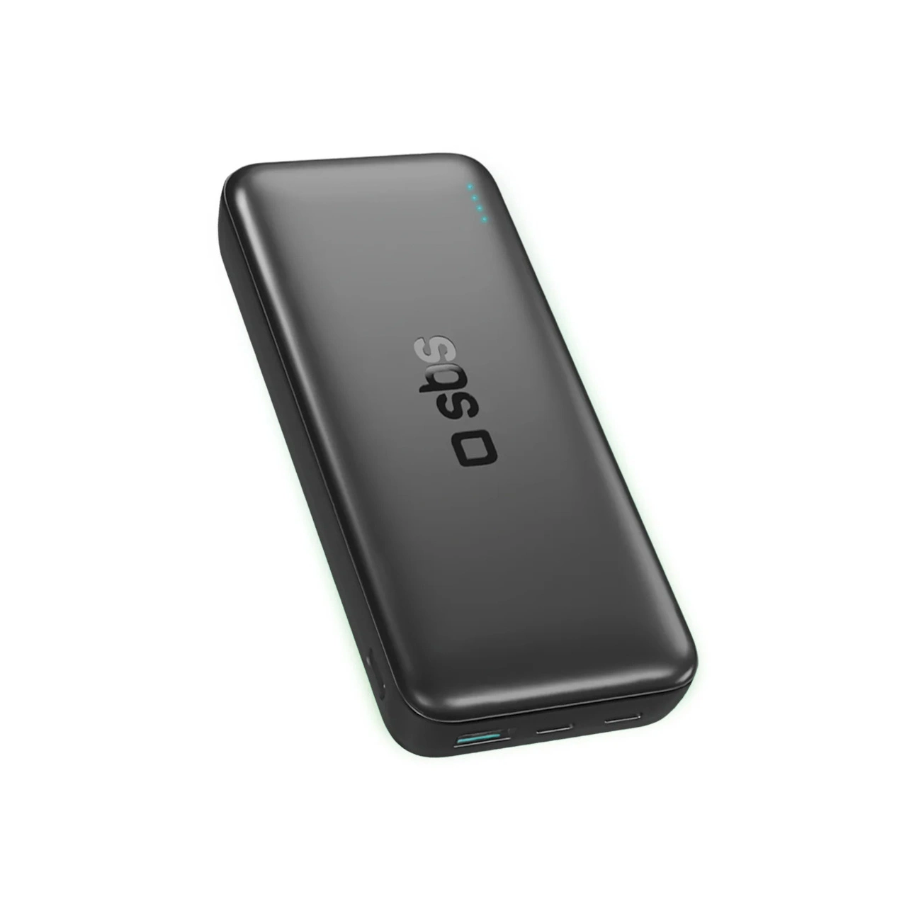 SBS Infinity Power Bank 20000mAh 10W LiFePo₄ USB-A USB-C – Melns | - Black