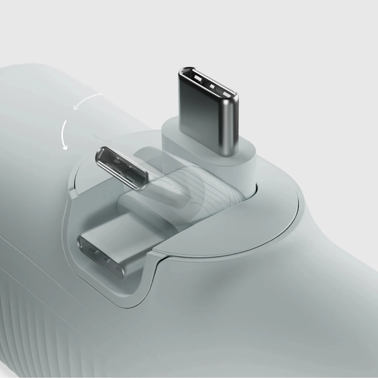 SBS EcoPower 5000 mAh 10W ārējais akumulators ar USB-C spraudni, pelēks