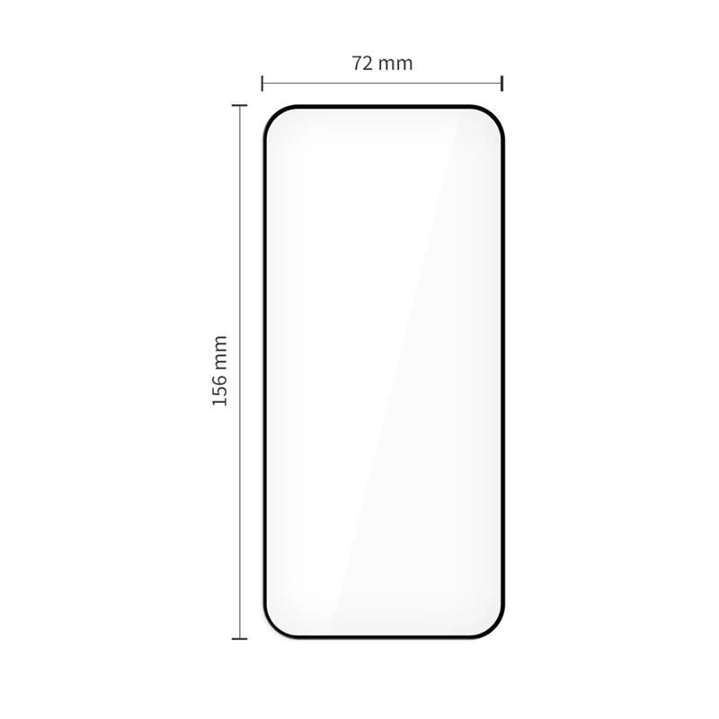 Tech-Protect Quick Set+ 2-pack tempered glass iPhone 15 Pro Max - black