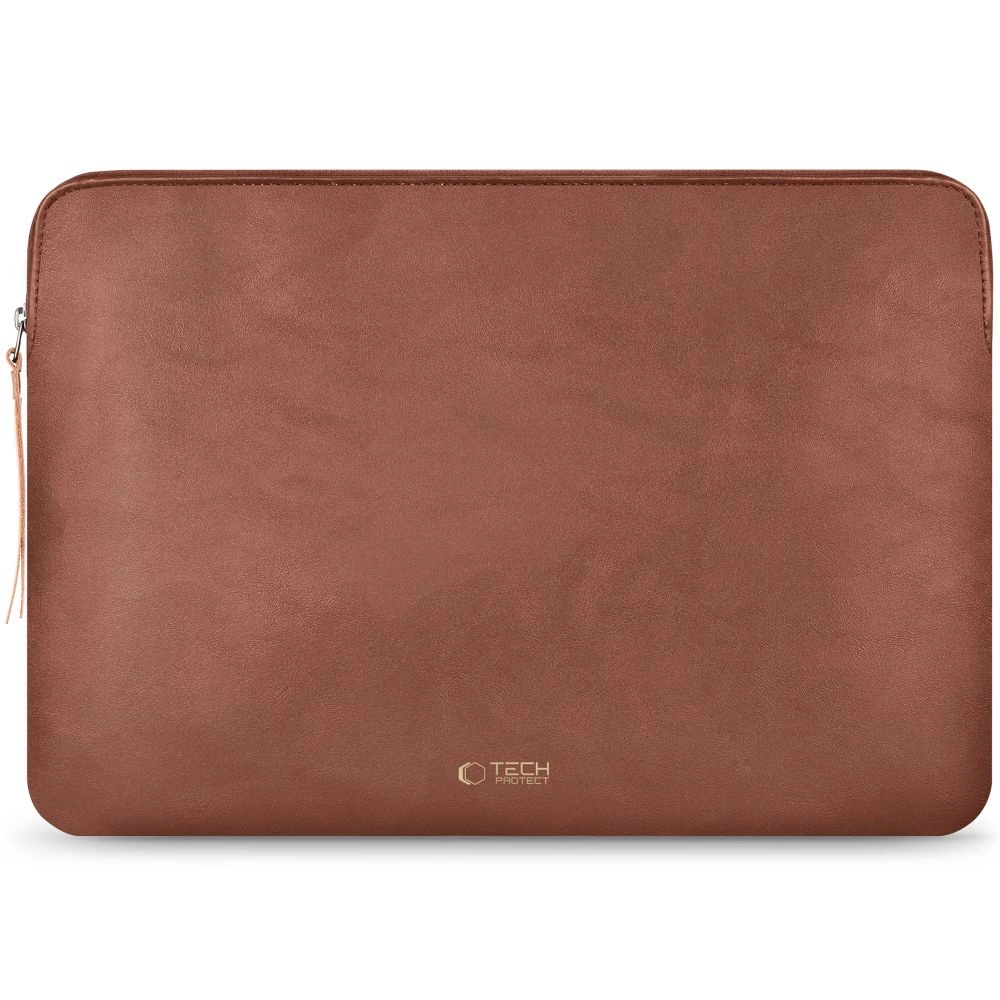 Tech-Protect Fleece klēpjdatora soma 15-16 - brūna | Laptop Bag Brown