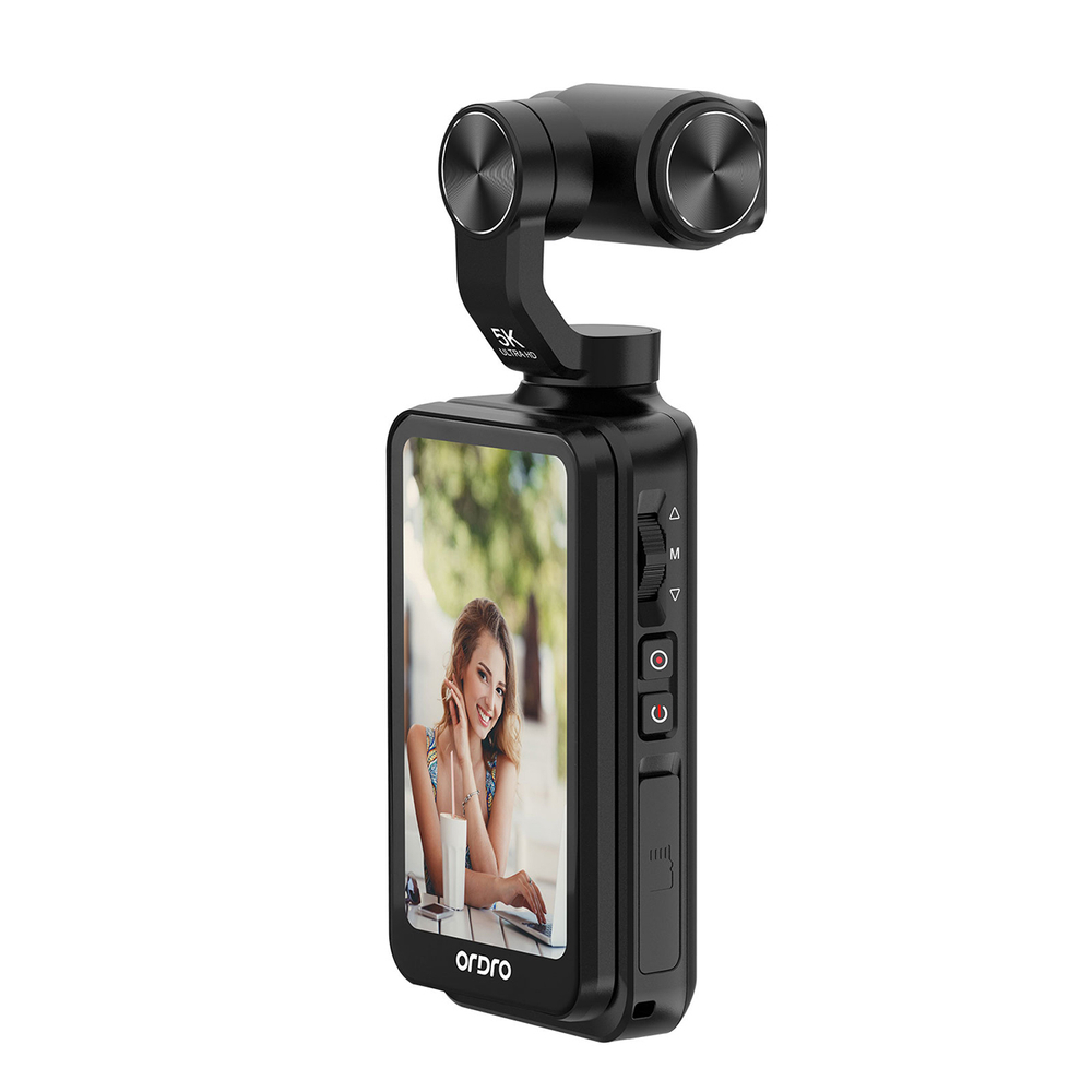 Камера со стабилизатором Ordro Pocket M5 3-Axis, 5K, черная