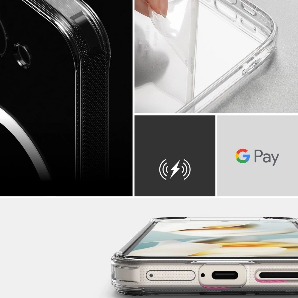 Прозрачный магнитный чехол Ringke Fusion MagSafe для Google Pixel 9A