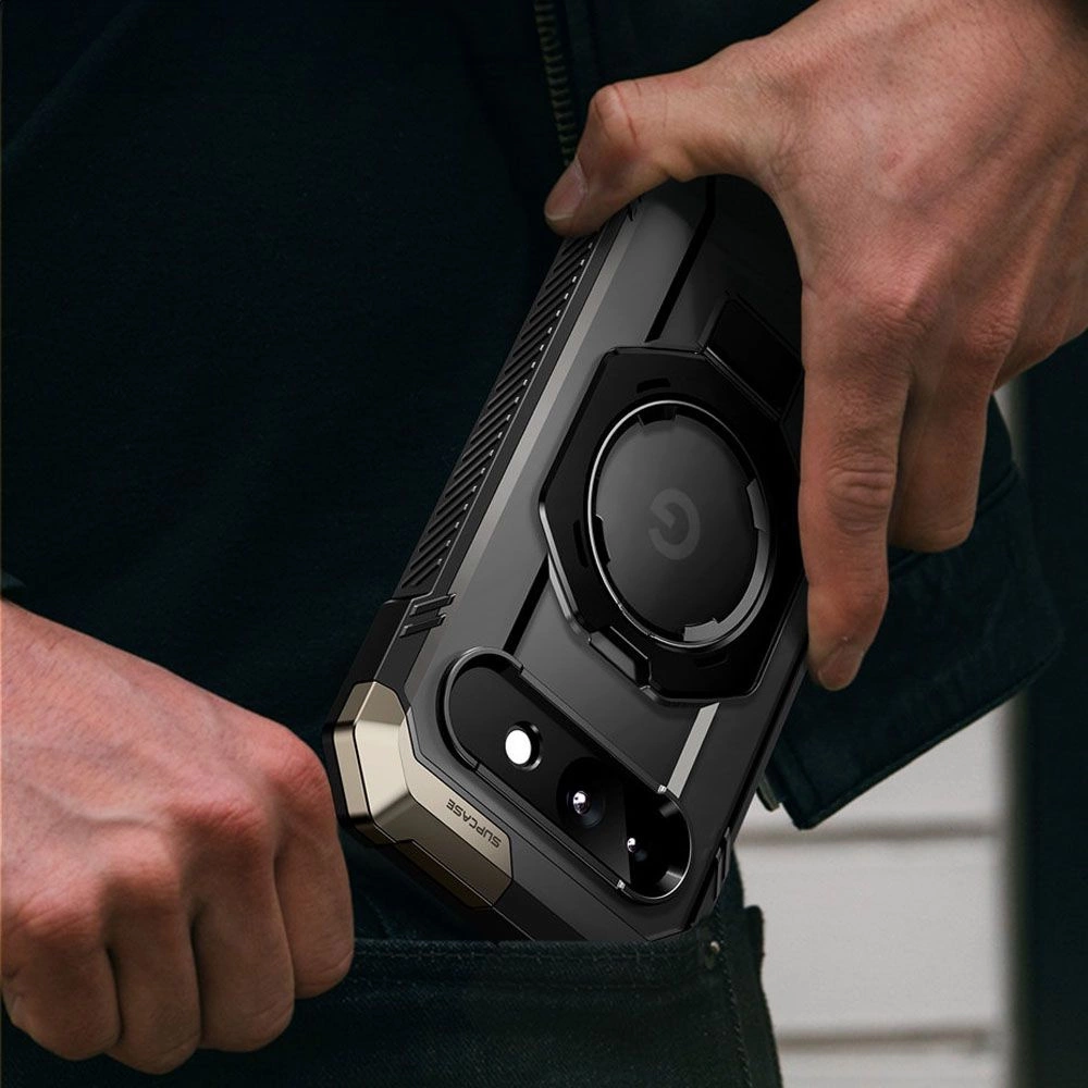 Supcase UB Grip Mag vāciņš Google Pixel 9A - Melns | Phone Case Cover Black