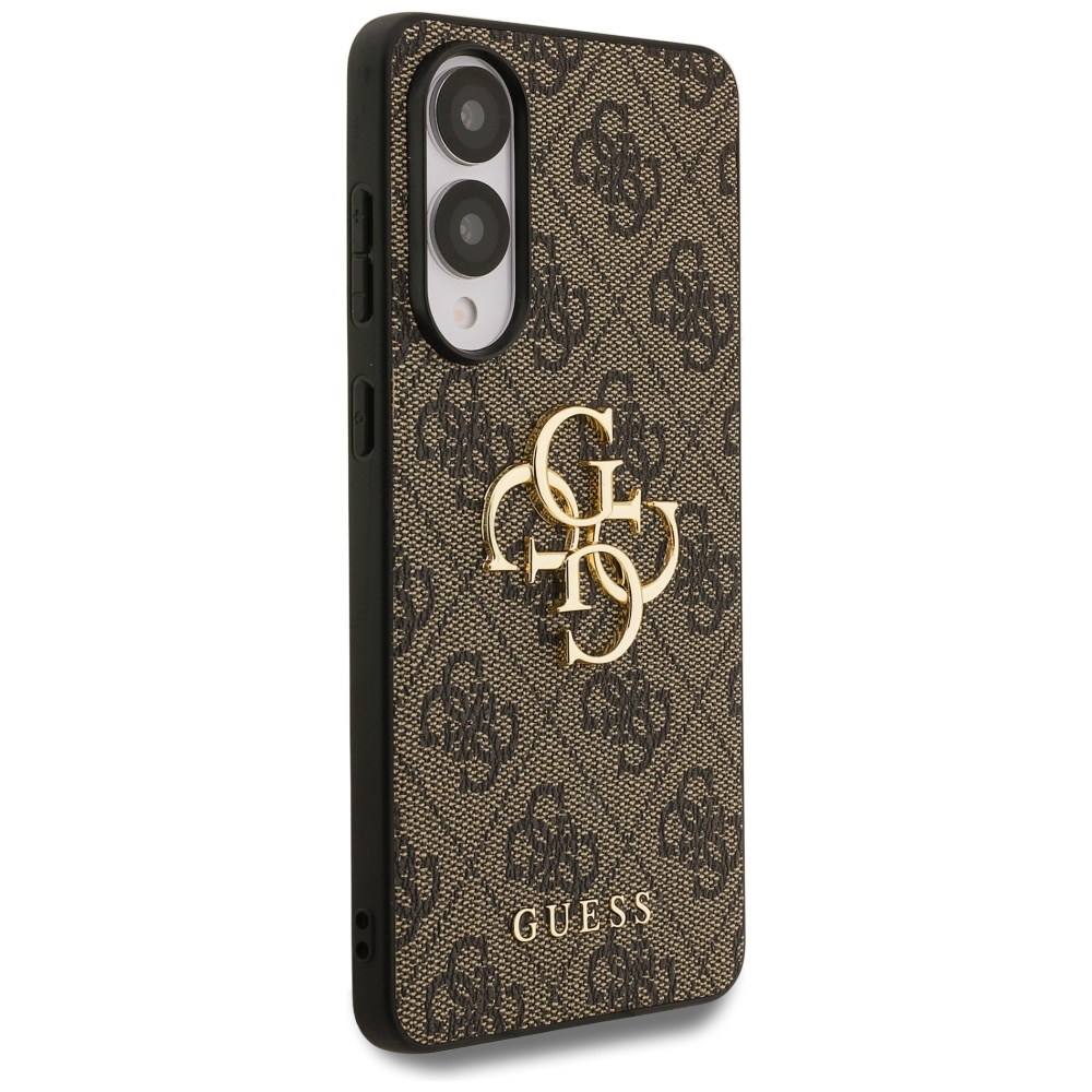 Guess 4G Big Logo Case for Samsung Galaxy S25 Edge, Brown