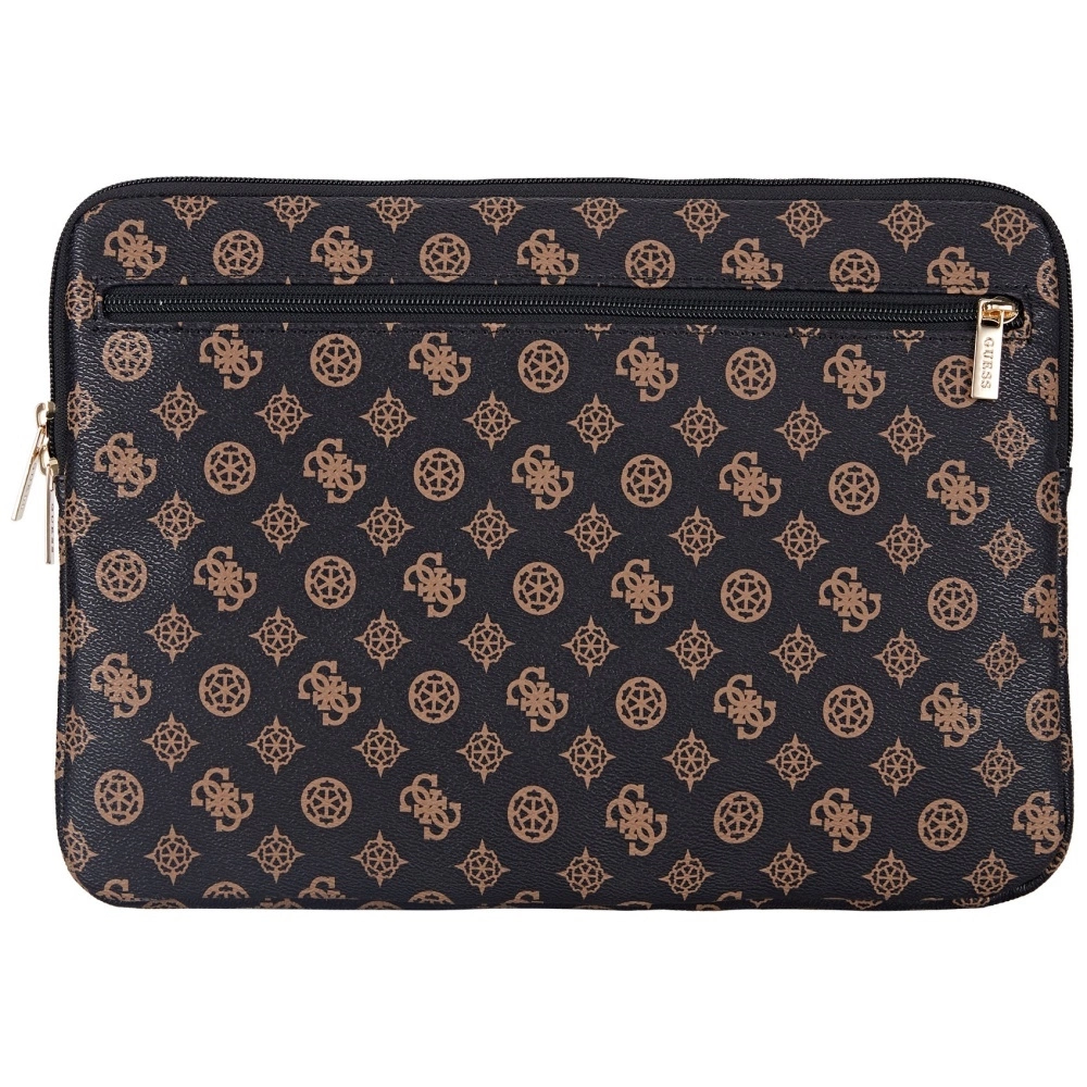 Сумка для ноутбука Guess Sleeve Peony Pocket Triangle 14\" - черная