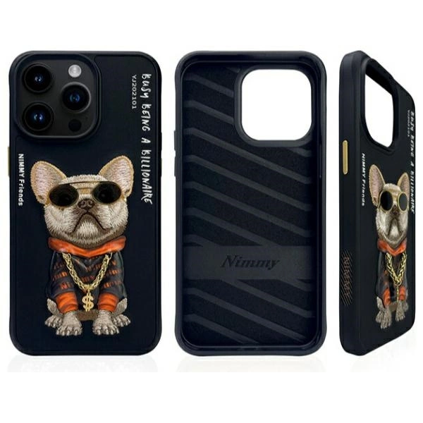 Чехол Nimmy Glasses Cool для iPhone 15 Pro Max - Черный