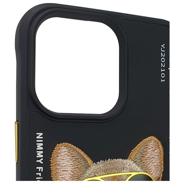 Чехол Nimmy Glasses Cool для iPhone 15 Pro Max - Черный
