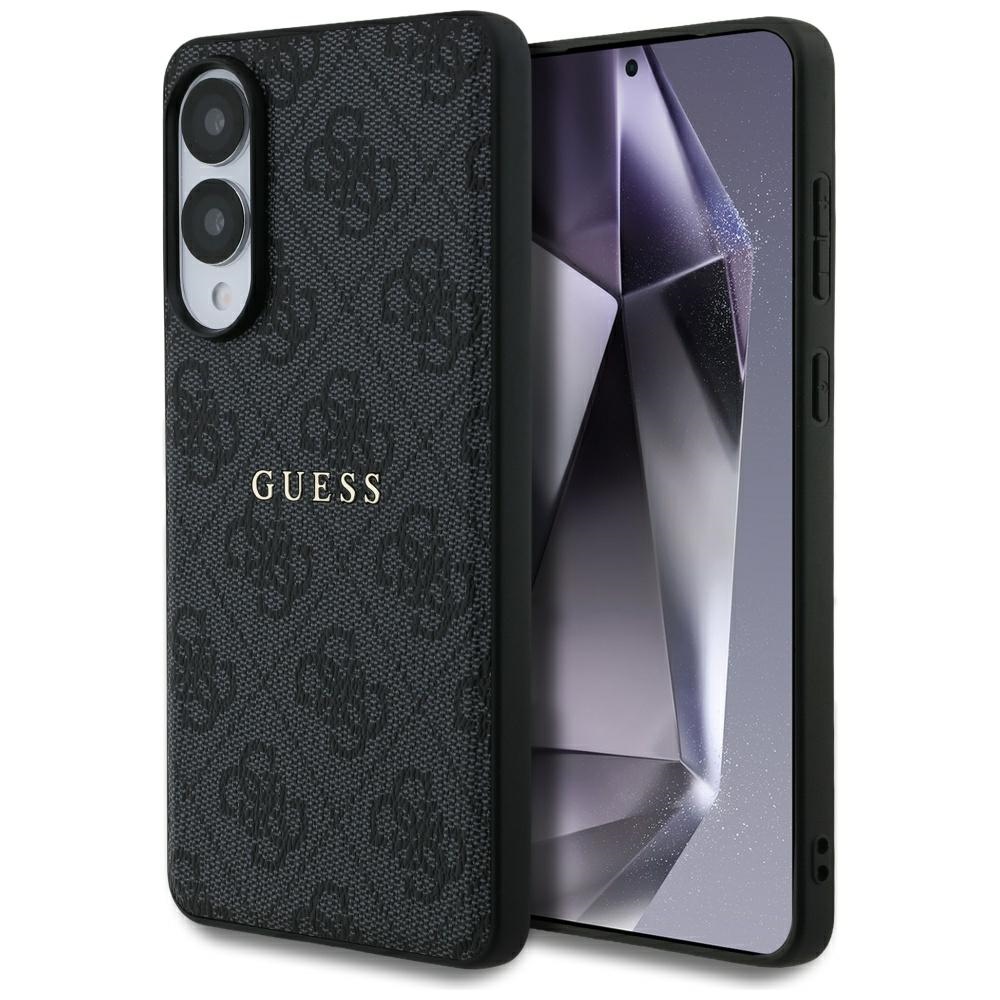 Guess 4G Ring Classic Logo MagSafe Phone Case Cover Samsung Galaxy S25 Edge - Black