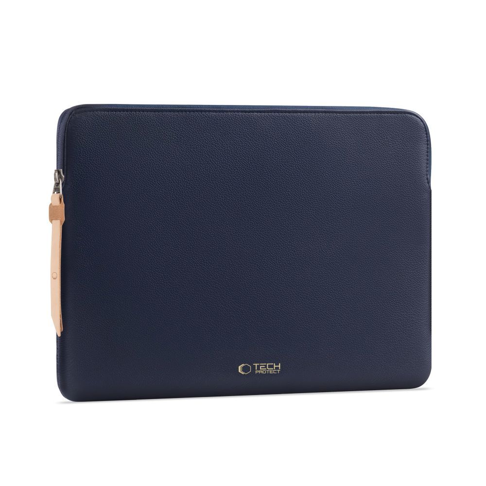 Tech-Protect Fleece Laptop Sleeve 13-14\", Blue