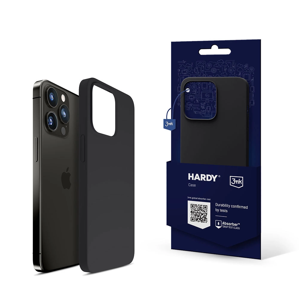 3mk Hardy Silicone MagPhone Case Cover iPhone 14 Pro Max - Gray
