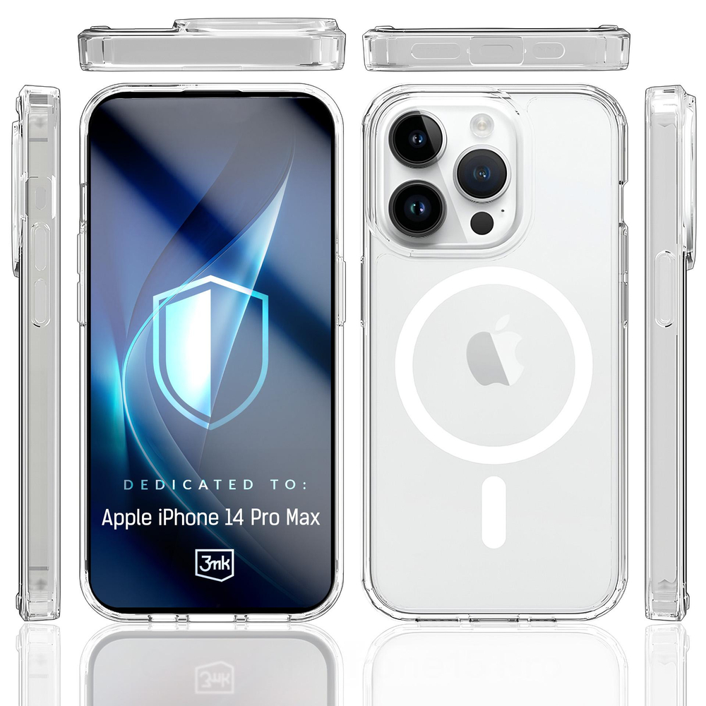 3mk Armor MagCase for iPhone 14 Pro Max, Transparent