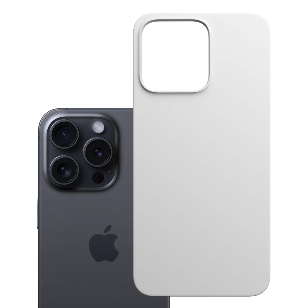 3mk Hardy MagSilicone чехол для Apple iPhone 15 Pro Max - Белый