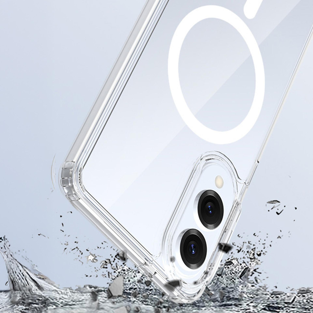 3mk Armor MagCase Samsung Galaxy S25 Edge vāciņš, caurspīdīgs