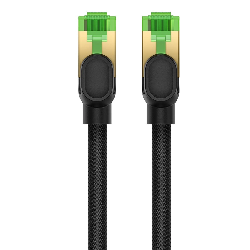 Baseus быстрый сетевой кабель RJ45 Cat.8 40Gbps 20м в оплётке, черный