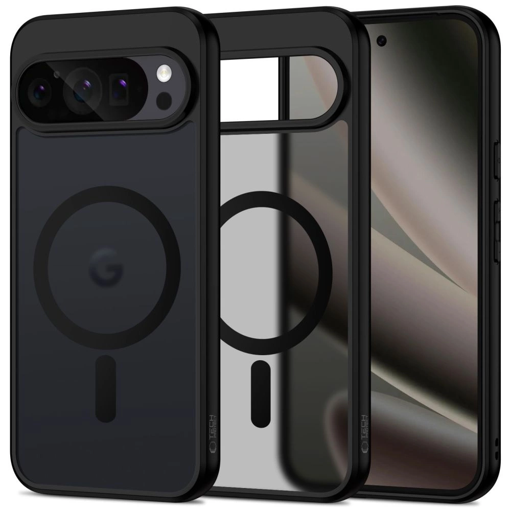Google Pixel 10 Pro XL Tech-Protect MagMat MagSafe Case Cover, Matte Black | Telefona Vāciņš Maciņš Apvalks...