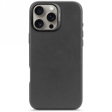 Decoded Leather MagSafe Case for iPhone 16 Pro Max, Black