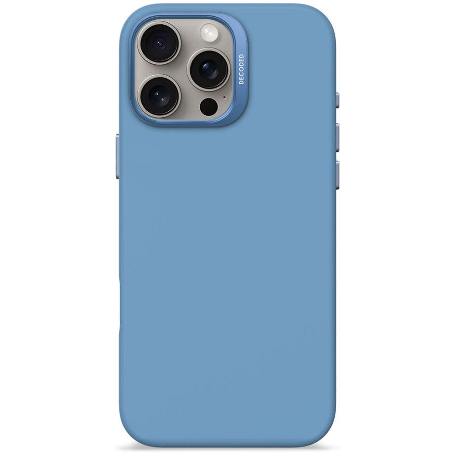 Decoded Silicone MagSafe Case for iPhone 16 Pro Max, Blue