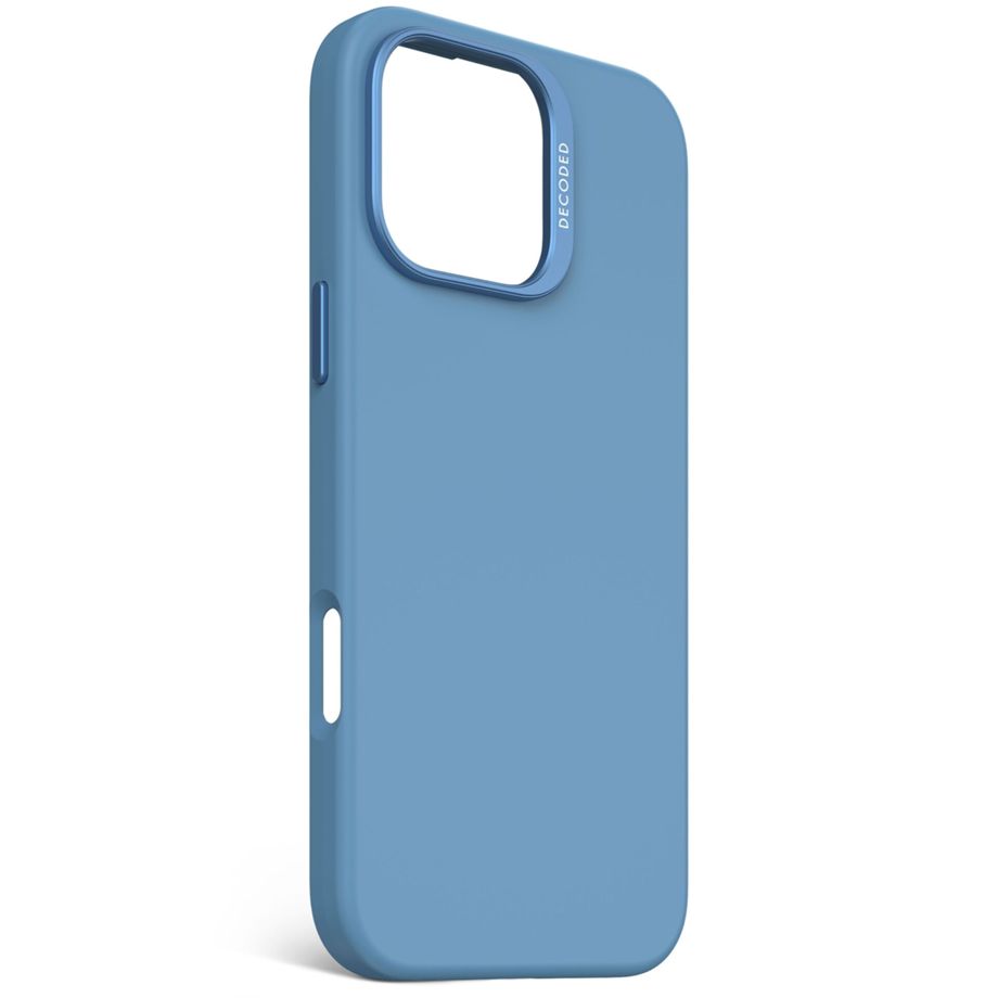 Decoded Silicone MagSafe Case for iPhone 16 Pro Max, Blue