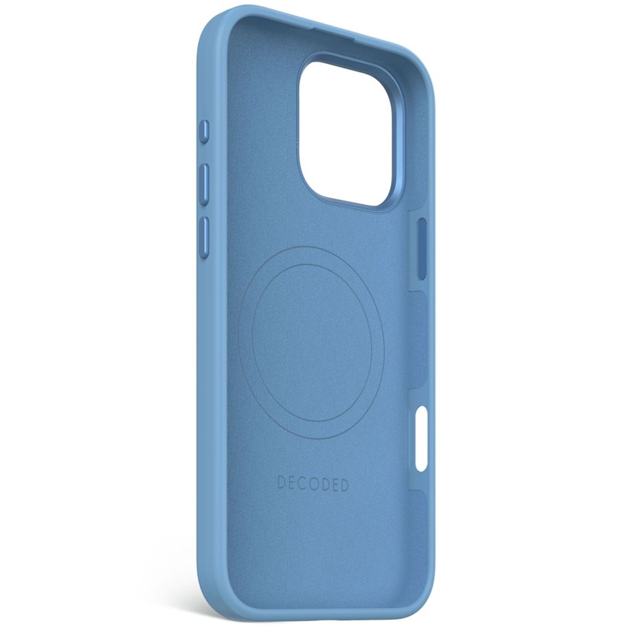 Decoded Silicone MagSafe Case for iPhone 16 Pro Max, Blue