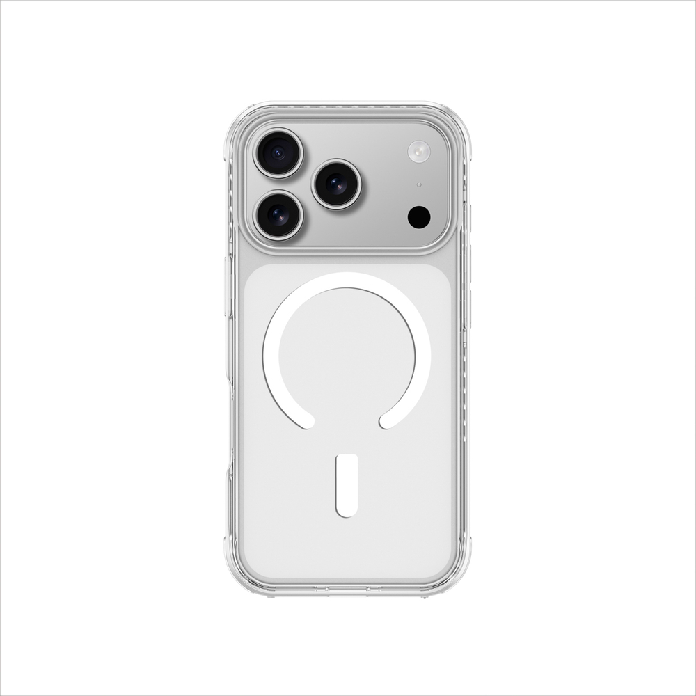 AmazingThing iPhone 17 Pro Max vāciņš Titan Pro MagSafe, caurspīdīgs