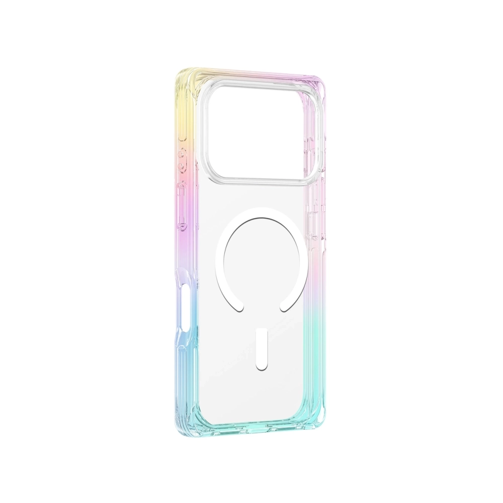 AmazingThing Omni Case for iPhone 17 Pro Max MagSafe, Transparent Rainbow