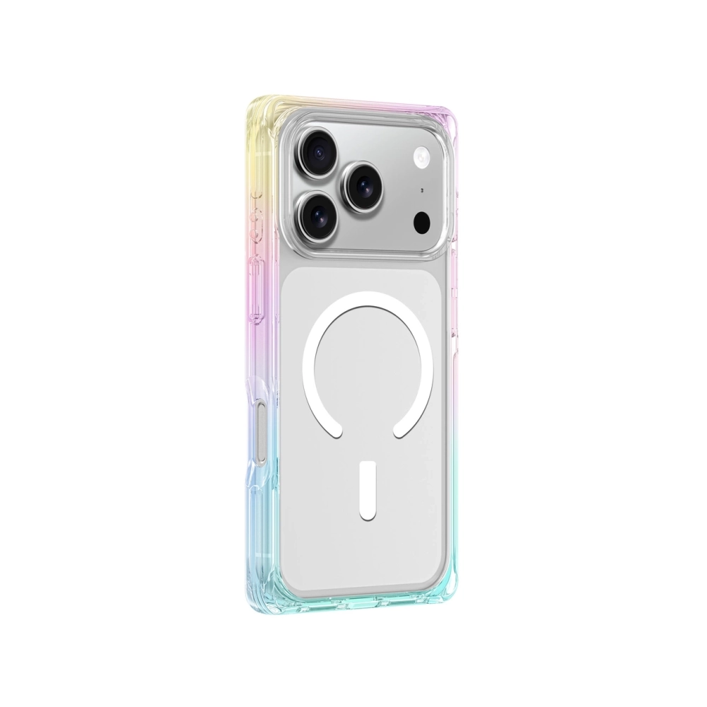 AmazingThing Omni Case for iPhone 17 Pro Max MagSafe, Transparent Rainbow