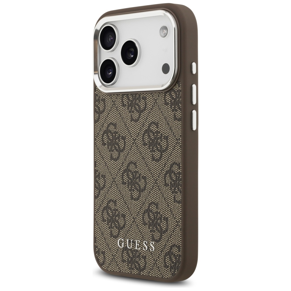 Guess 4G Classic Logo MagSafe vāciņš iPhone 17 Pro Max - Brūns | Phone Case Cover Brown (0)