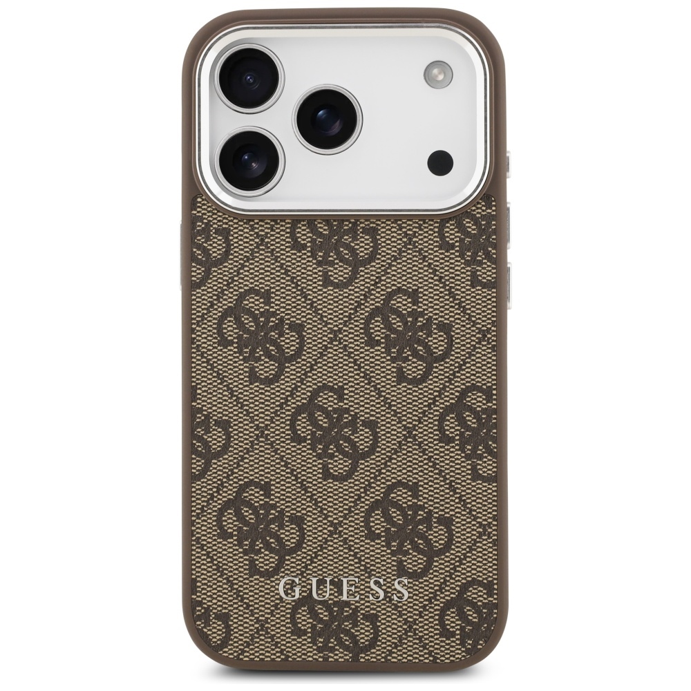 Guess 4G Classic Logo MagSafe vāciņš iPhone 17 Pro Max - Brūns | Phone Case Cover Brown (1)