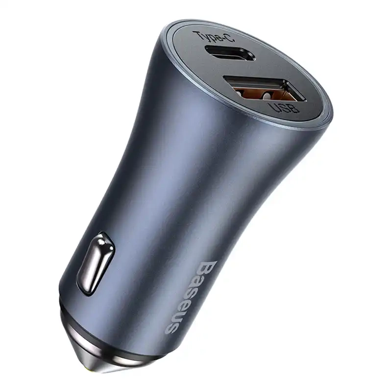 Baseus Golden Contactor Pro быстрый автомобильный зарядное устройство USB Type C...