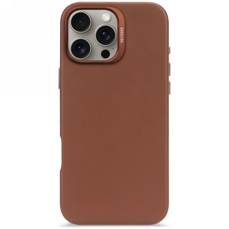 Decoded Leather MagSafe Case for iPhone 16 Pro Max, Brown