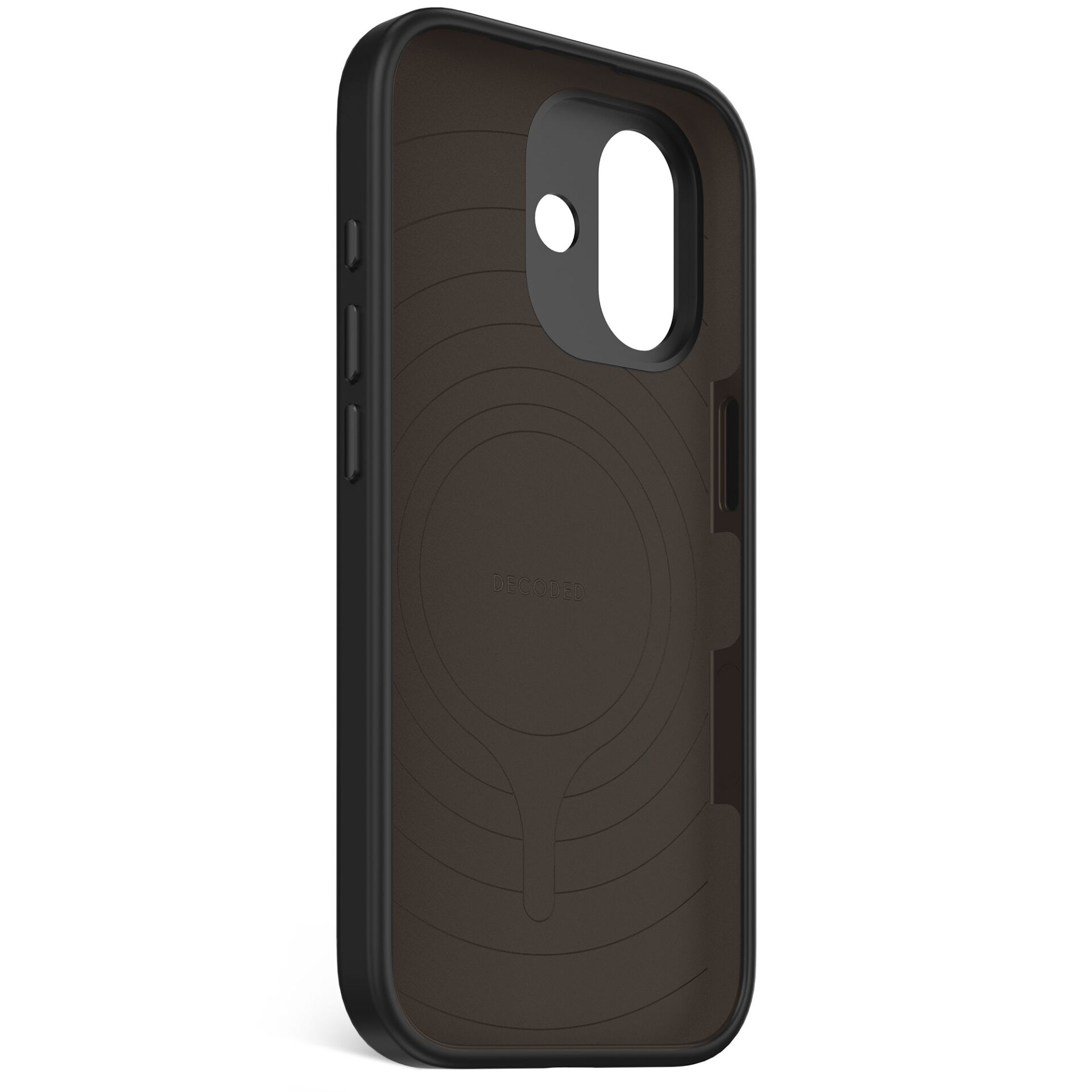Decoded AntiMicrobial Silicone MagSafe vāciņš iPhone 17, melns