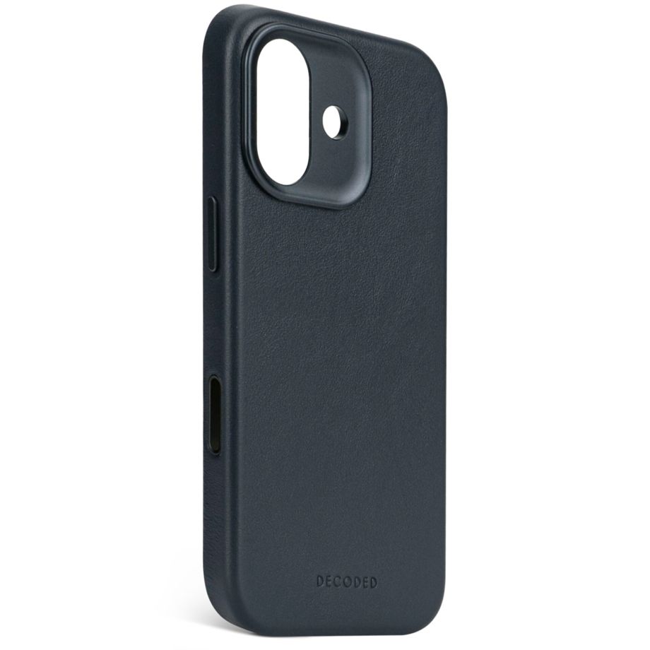 Decoded Leather MagSafe Case for iPhone 17 Navy Blue