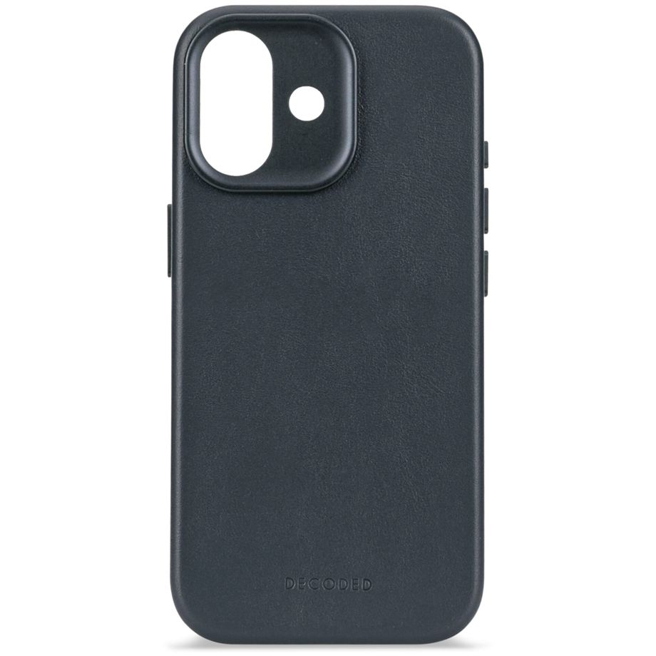 Decoded Leather MagSafe Case for iPhone 17 - Navy Blue
