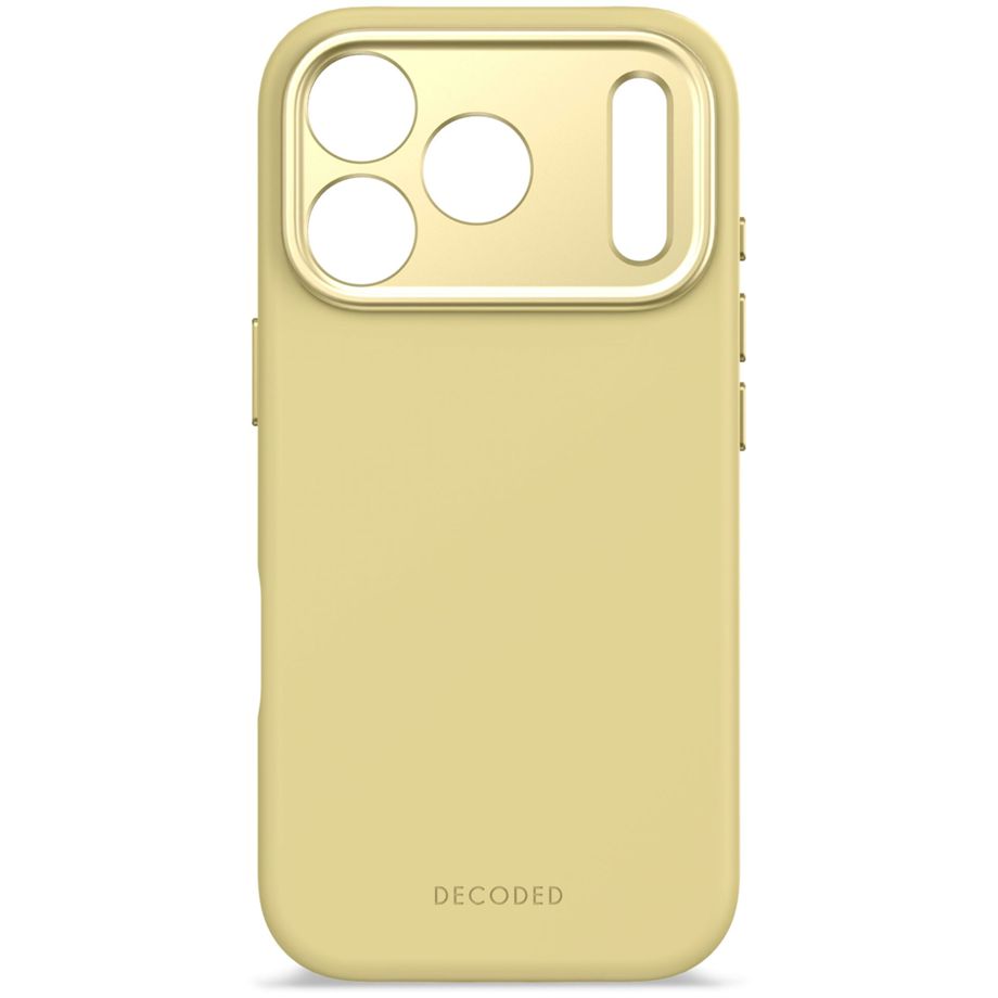 Decoded AntiMicrobial Silicone Backcover MagSafe iPhone 17 Pro - Yellow