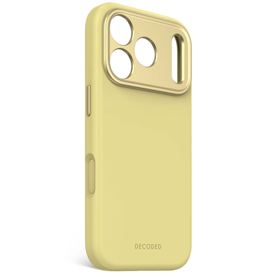 Decoded AntiMicrobial Silicone Backcover MagSafe iPhone 17 Pro - Yellow