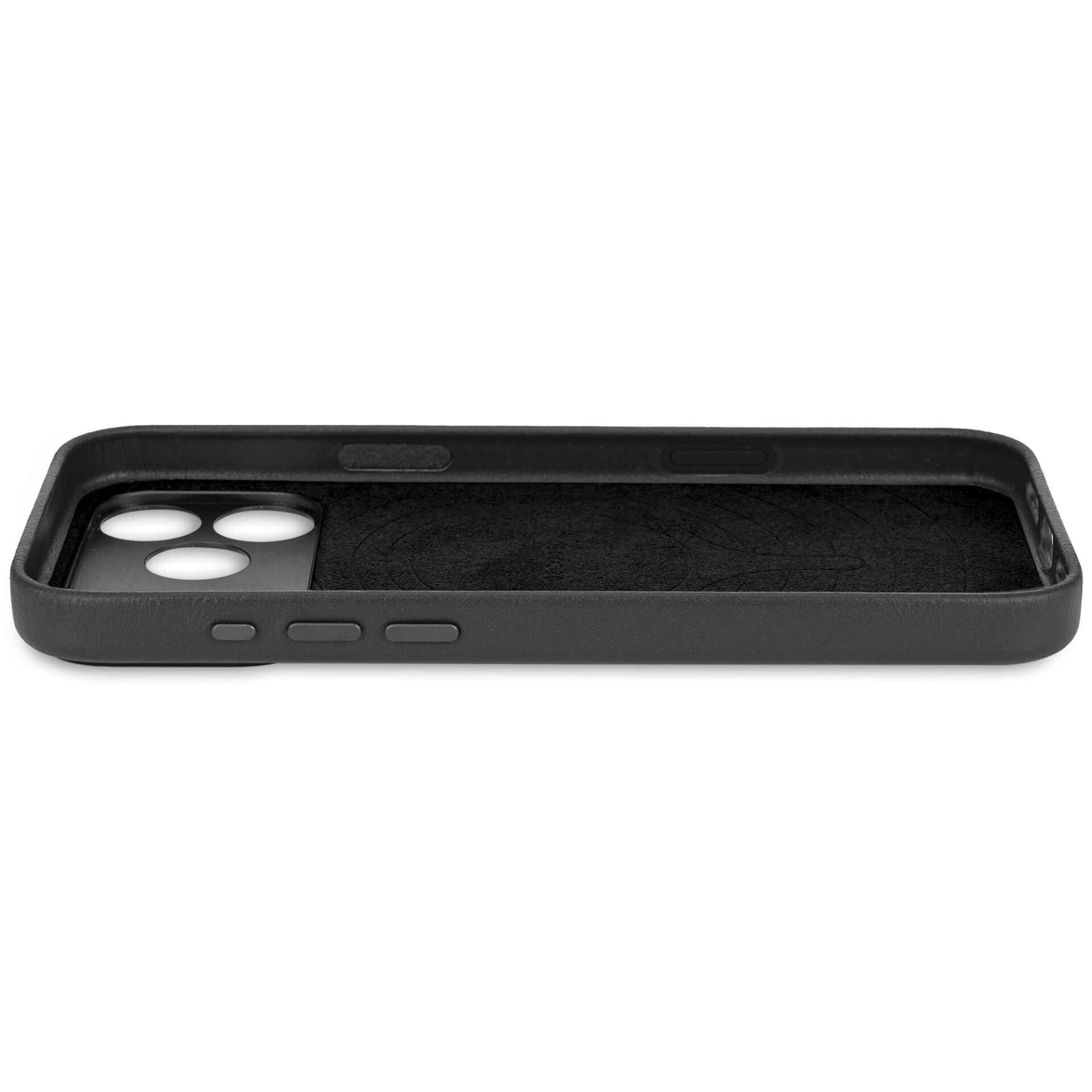 Decoded Leather MagSafe vāciņš Apple iPhone 17 Pro, Melns