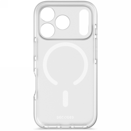 Чехол Decoded DropTec MagSafe для iPhone 17 Pro полупрозрачный