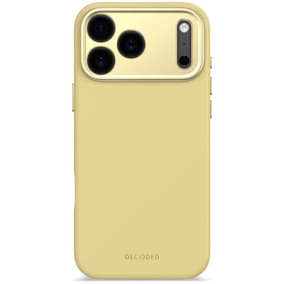 Decoded silikona MagSafe vāciņš iPhone 17 Pro Max, dzeltens