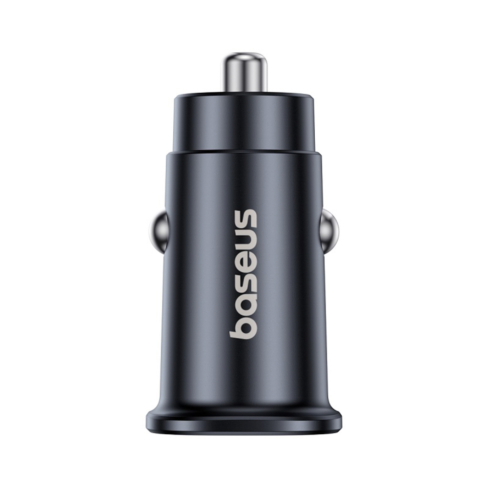 Baseus GoTrip 2 x USB‑C 30W auto lādētājs – melns | Phone Car Charger (3)