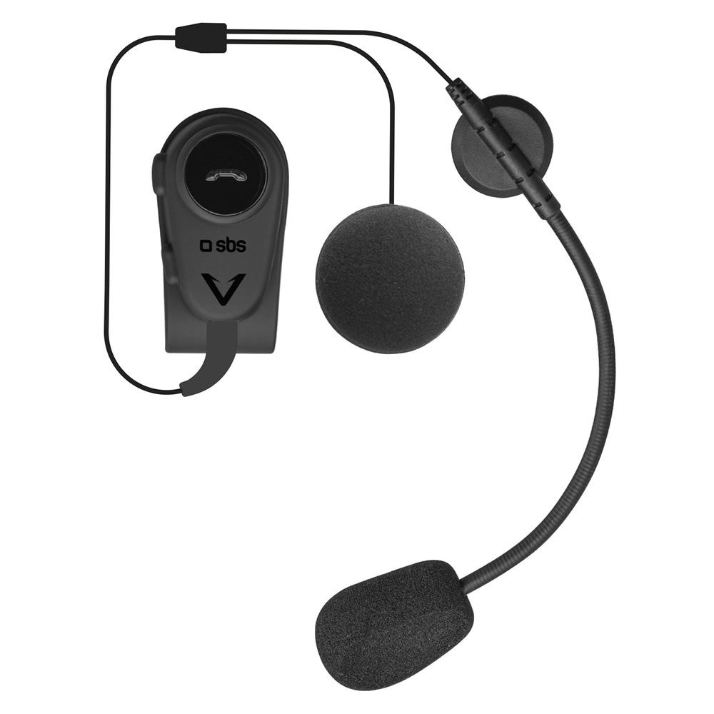 SBS TEEARSETMONOMOTOBTK моно беспроводная гарнитура для мотошлема - черная
