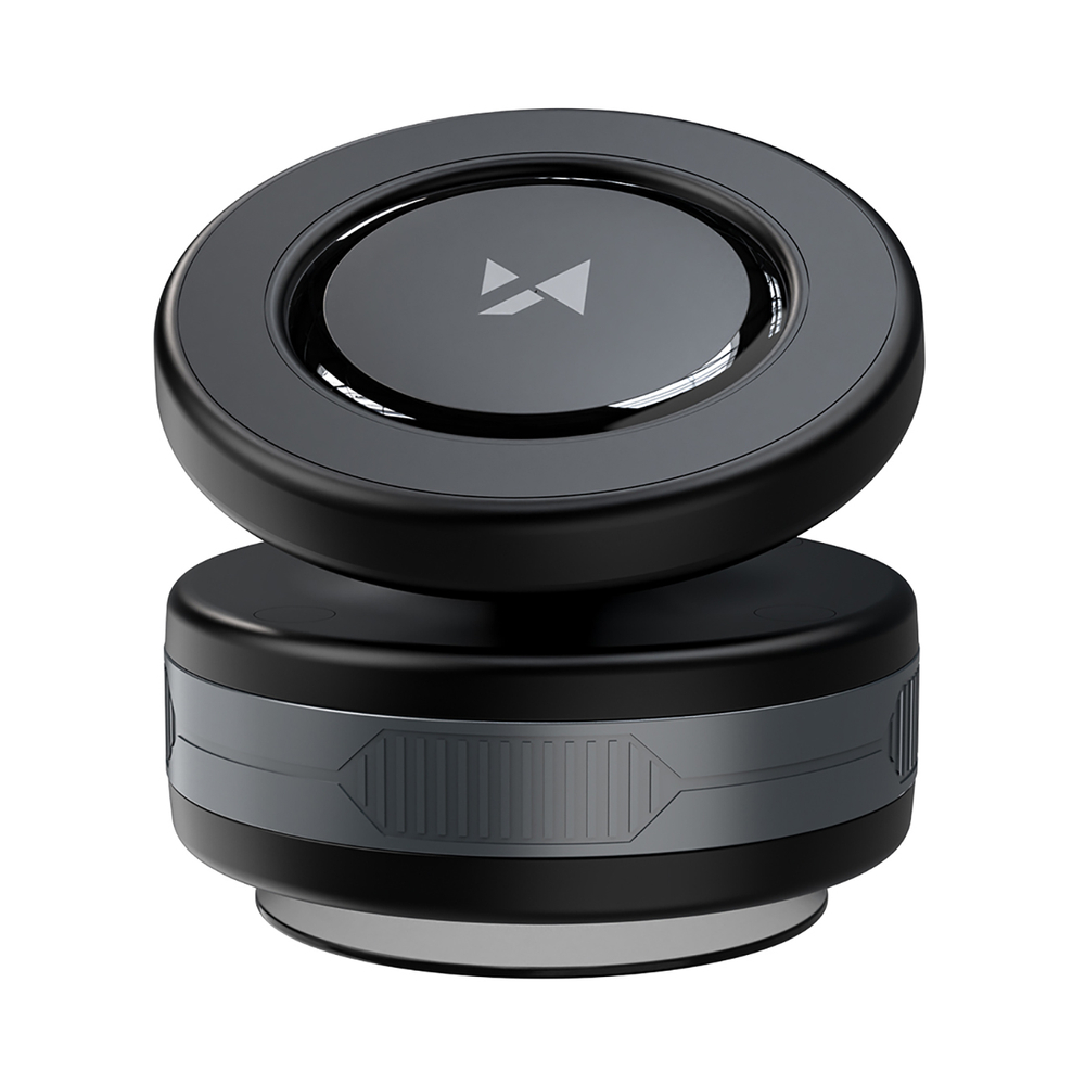 Wozinsky WUSQ-01 auto turētājs ar Qi lādētāju, MagSafe saderīgs, melns